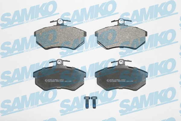 5SP299 SAMKO Комплект тормозных колодок, дисковый тормоз (фото 1)
