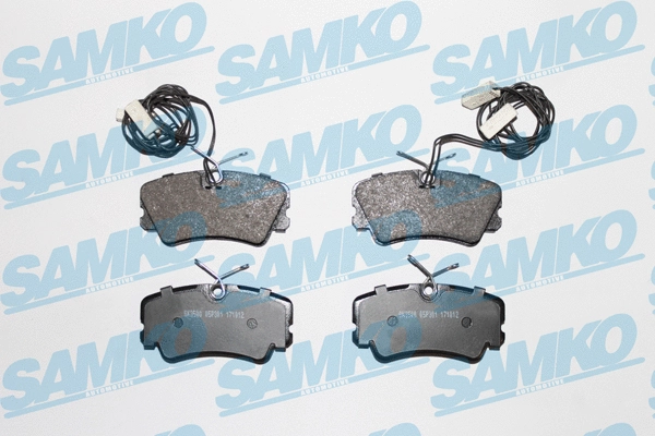 5SP301 SAMKO Комплект тормозных колодок, дисковый тормоз (фото 1)