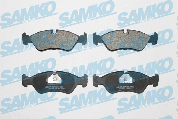 5SP304 SAMKO Комплект тормозных колодок, дисковый тормоз (фото 1)