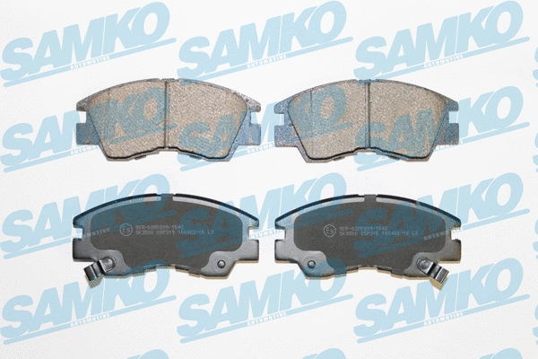 5SP315 SAMKO Комплект тормозных колодок, дисковый тормоз (фото 1)