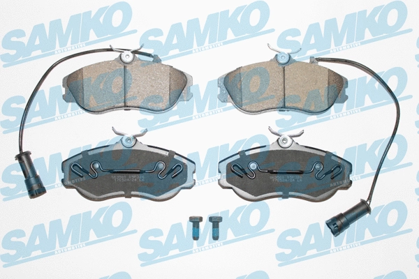 5SP326 SAMKO Комплект тормозных колодок, дисковый тормоз (фото 1)