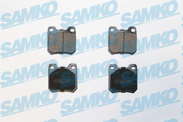 5SP334 SAMKO Комплект тормозных колодок, дисковый тормоз (фото 1)