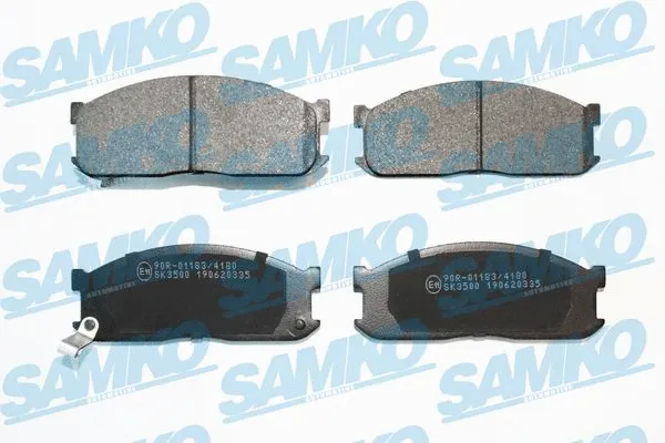 5SP335 SAMKO Комплект тормозных колодок, дисковый тормоз (фото 1)