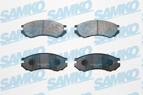 5SP354 SAMKO Комплект тормозных колодок, дисковый тормоз (фото 1)