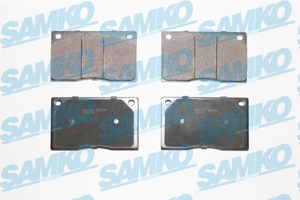 5SP386 SAMKO Комплект тормозных колодок, дисковый тормоз (фото 1)