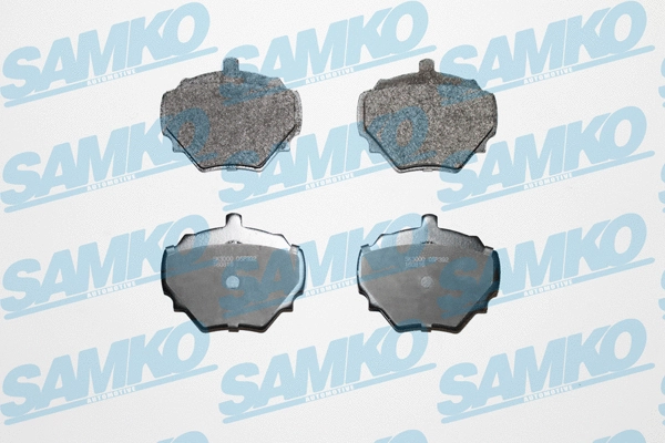 5SP392 SAMKO Комплект тормозных колодок, дисковый тормоз (фото 1)