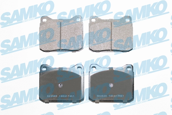 5SP401 SAMKO Комплект тормозных колодок, дисковый тормоз (фото 1)