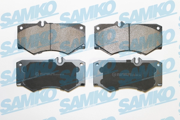 5SP408 SAMKO Комплект тормозных колодок, дисковый тормоз (фото 1)
