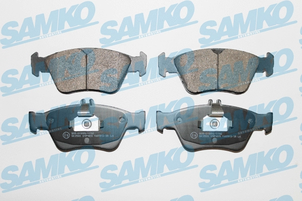 5SP409 SAMKO Комплект тормозных колодок, дисковый тормоз (фото 1)