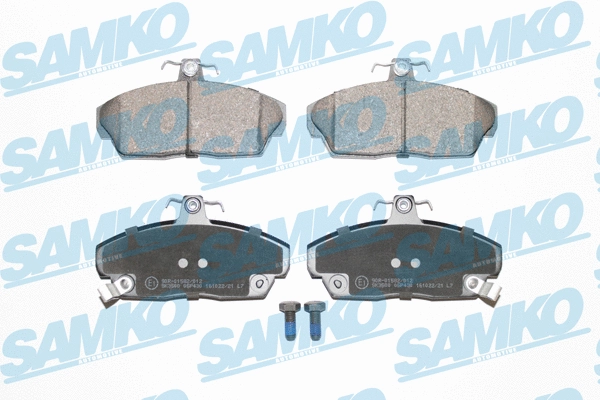 5SP430 SAMKO Комплект тормозных колодок, дисковый тормоз (фото 1)