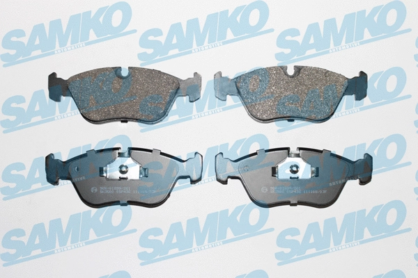 5SP436 SAMKO Комплект тормозных колодок, дисковый тормоз (фото 1)