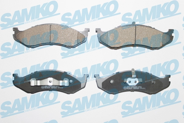 5SP459 SAMKO Комплект тормозных колодок, дисковый тормоз (фото 1)