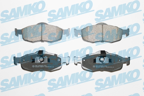 5SP471 SAMKO Комплект тормозных колодок, дисковый тормоз (фото 1)
