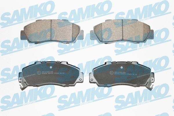 5SP472 SAMKO Комплект тормозных колодок, дисковый тормоз (фото 1)