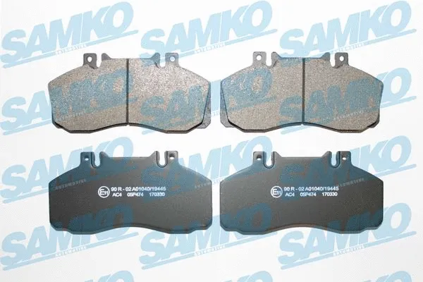 5SP474 SAMKO Комплект тормозных колодок, дисковый тормоз (фото 1)