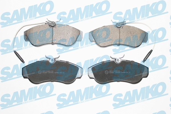 5SP494 SAMKO Комплект тормозных колодок, дисковый тормоз (фото 1)