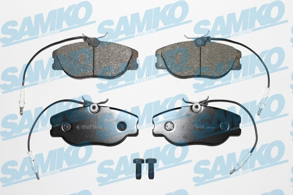 5SP498 SAMKO Комплект тормозных колодок, дисковый тормоз (фото 1)