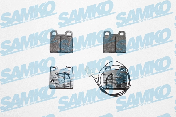 5SP531 SAMKO Комплект тормозных колодок, дисковый тормоз (фото 1)