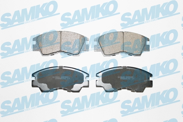5SP550 SAMKO Комплект тормозных колодок, дисковый тормоз (фото 1)