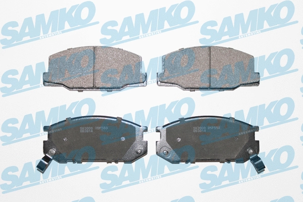 5SP553 SAMKO Комплект тормозных колодок, дисковый тормоз (фото 1)
