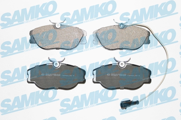 5SP556 SAMKO Комплект тормозных колодок, дисковый тормоз (фото 1)