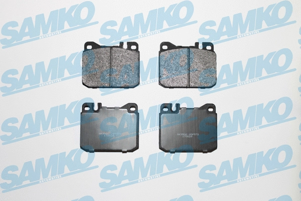 5SP572 SAMKO Комплект тормозных колодок, дисковый тормоз (фото 1)