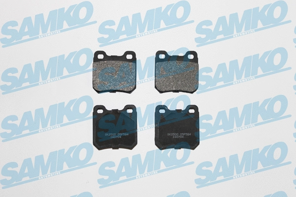 5SP584 SAMKO Комплект тормозных колодок, дисковый тормоз (фото 1)