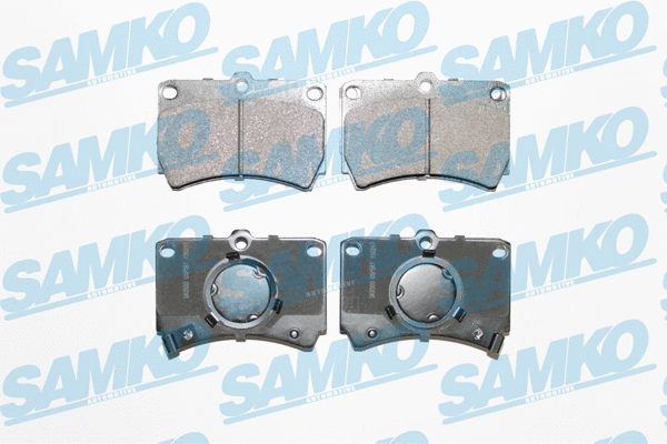5SP587 SAMKO Комплект тормозных колодок, дисковый тормоз (фото 1)