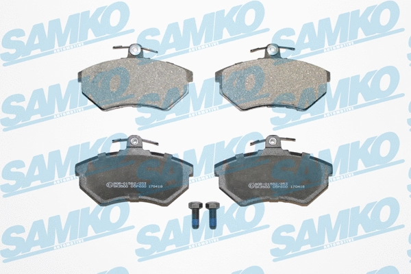 5SP600 SAMKO Комплект тормозных колодок, дисковый тормоз (фото 1)