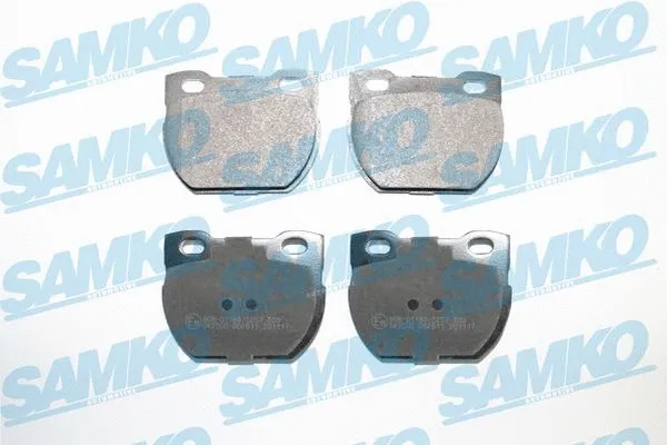 5SP611 SAMKO Комплект тормозных колодок, дисковый тормоз (фото 1)
