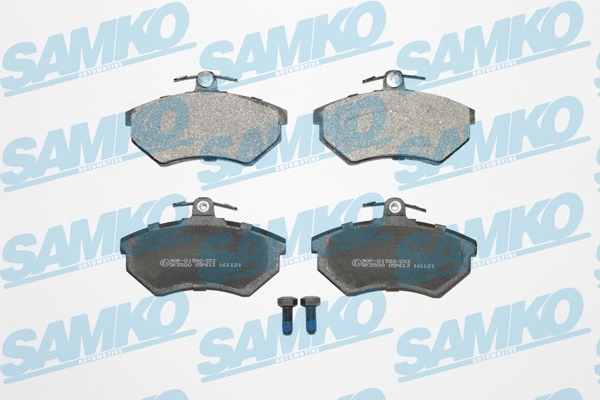 5SP613 SAMKO Комплект тормозных колодок, дисковый тормоз (фото 1)