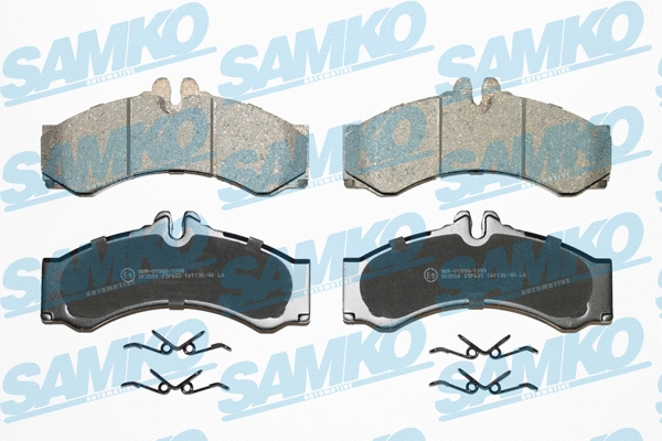 5SP633 SAMKO Комплект тормозных колодок, дисковый тормоз (фото 1)