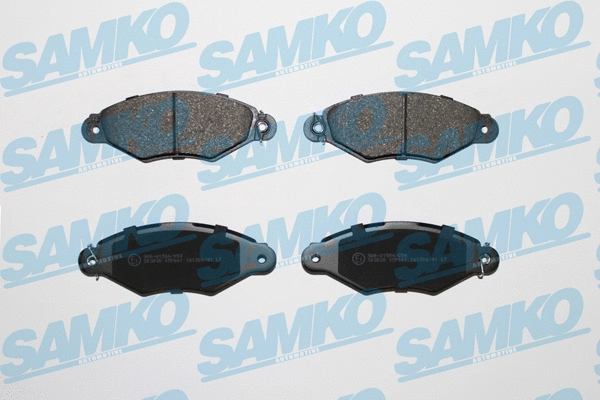 5SP661 SAMKO Комплект тормозных колодок, дисковый тормоз (фото 1)