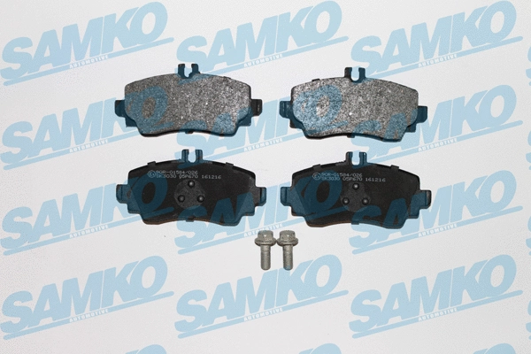 5SP670 SAMKO Комплект тормозных колодок, дисковый тормоз (фото 1)