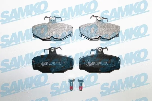 5SP677 SAMKO Комплект тормозных колодок, дисковый тормоз (фото 1)