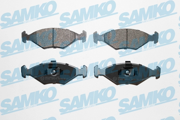 5SP679 SAMKO Комплект тормозных колодок, дисковый тормоз (фото 1)
