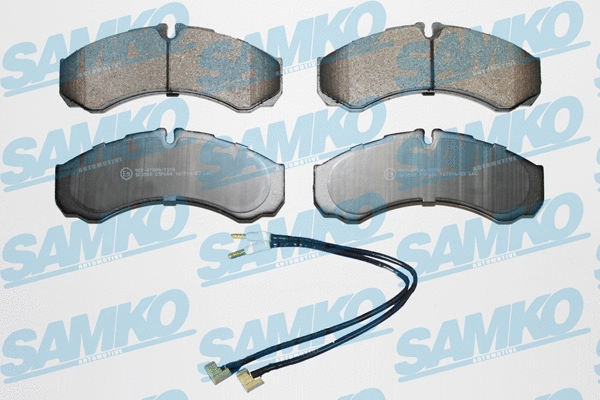 5SP684B SAMKO Комплект тормозных колодок, дисковый тормоз (фото 1)