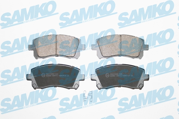 5SP713 SAMKO Комплект тормозных колодок, дисковый тормоз (фото 1)