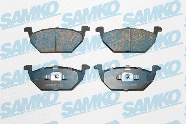 5SP730 SAMKO Комплект тормозных колодок, дисковый тормоз (фото 1)
