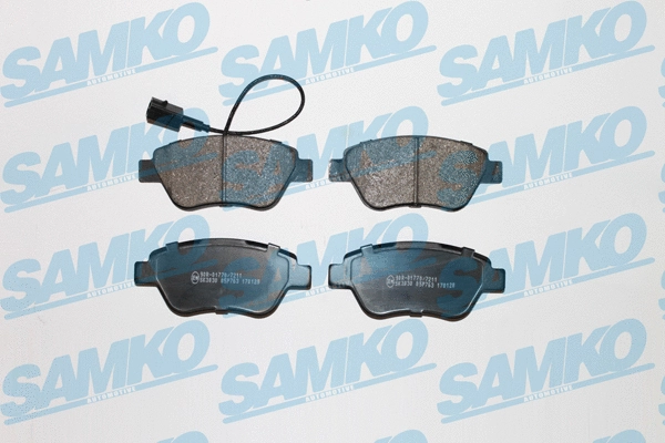 5SP763 SAMKO Комплект тормозных колодок, дисковый тормоз (фото 1)