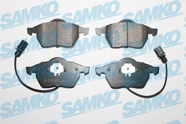 5SP790 SAMKO Комплект тормозных колодок, дисковый тормоз (фото 1)