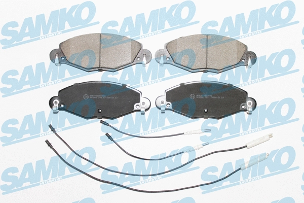 5SP799 SAMKO Комплект тормозных колодок, дисковый тормоз (фото 1)