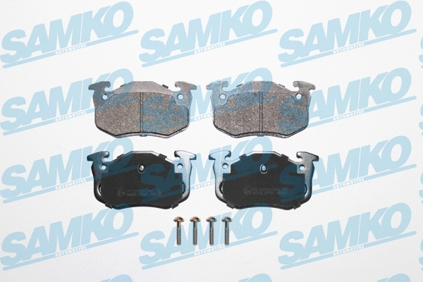 5SP801 SAMKO Комплект тормозных колодок, дисковый тормоз (фото 1)