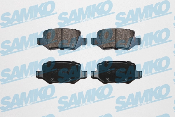 5SP850 SAMKO Комплект тормозных колодок, дисковый тормоз (фото 1)
