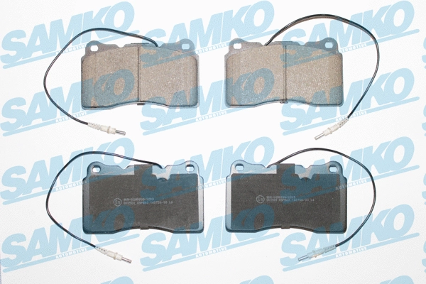 5SP863 SAMKO Комплект тормозных колодок, дисковый тормоз (фото 1)