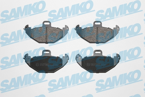 5SP883 SAMKO Комплект тормозных колодок, дисковый тормоз (фото 1)