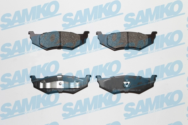 5SP894 SAMKO Комплект тормозных колодок, дисковый тормоз (фото 1)