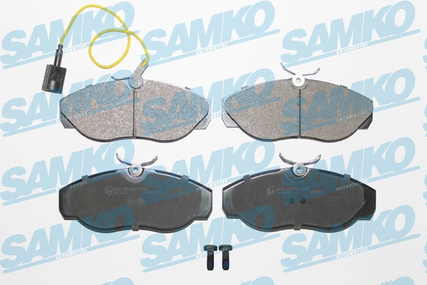 5SP964 SAMKO Комплект тормозных колодок, дисковый тормоз (фото 1)