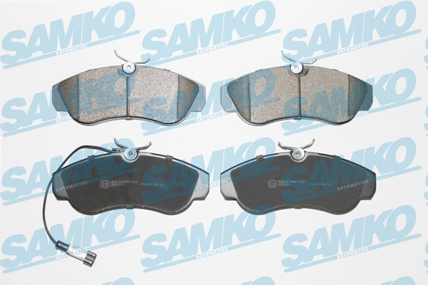 5SP965 SAMKO Комплект тормозных колодок, дисковый тормоз (фото 1)