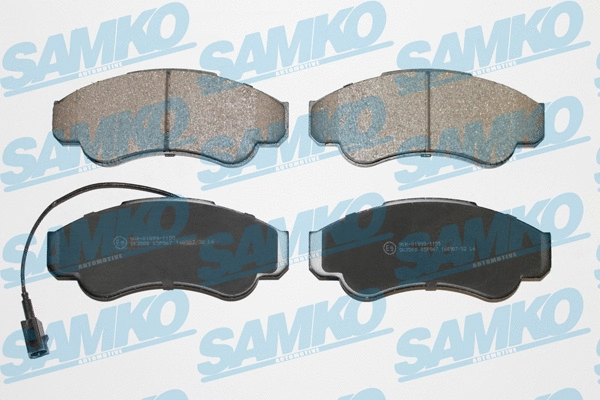 5SP967 SAMKO Комплект тормозных колодок, дисковый тормоз (фото 1)